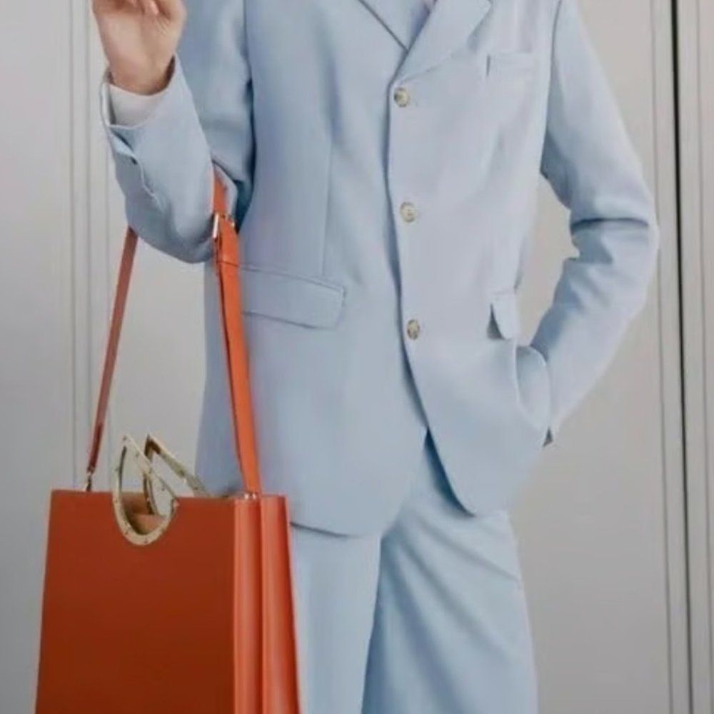 Kitayama | Orange Large Trition Purse - Picture 2 of 9